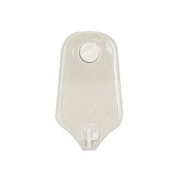 Sur-Fit Natura Urostomy Pouch W/1-Sided COMF Panel & Tap W/Valve TRANS, 10 in. L, 10CT