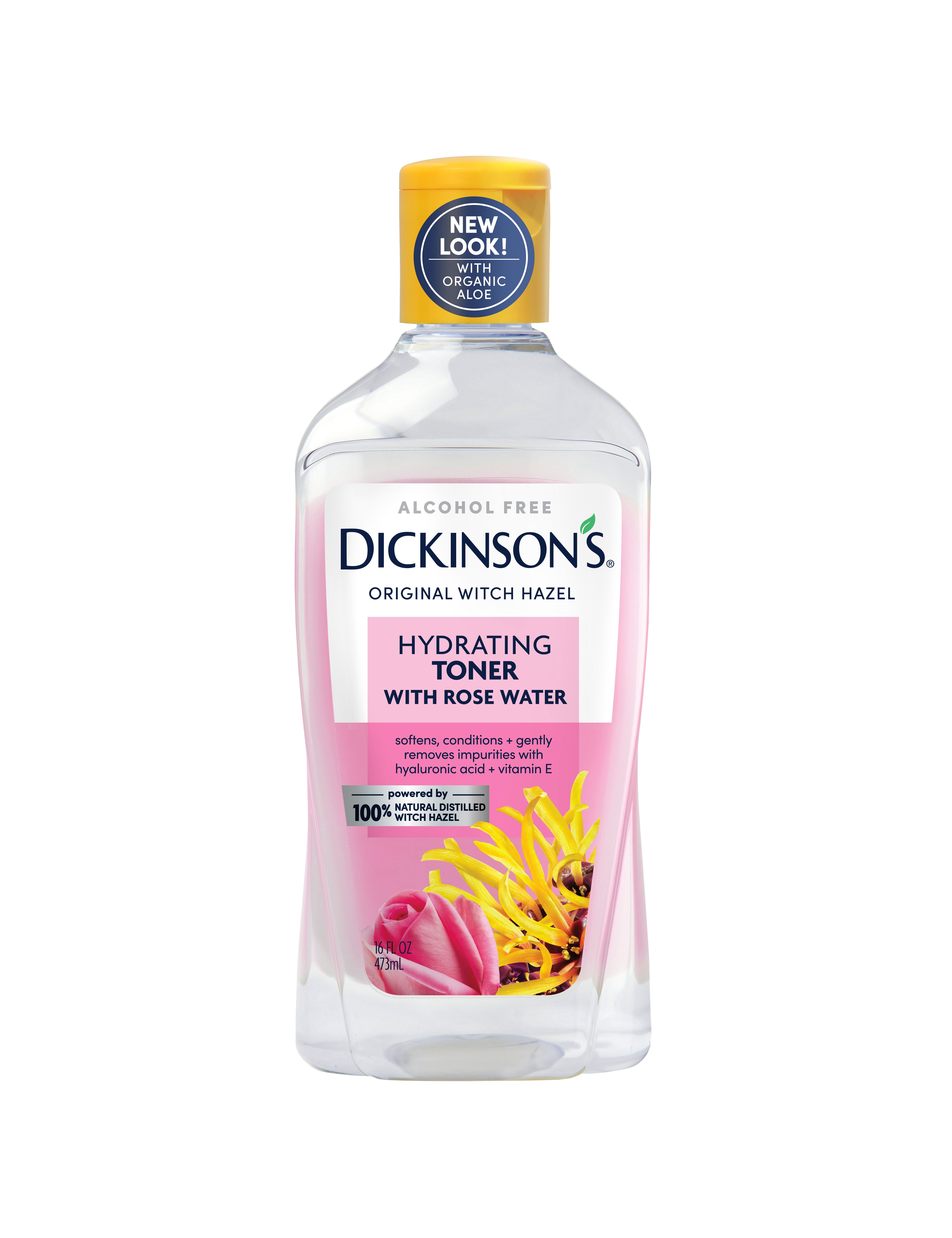 Dickinson's Enhanced Witch Hazel Alcohol Free Hydrating Toner, 16 OZ