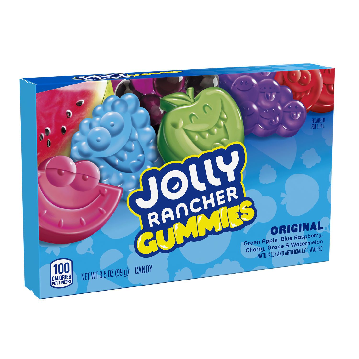 Jolly Rancher Assorted Fruit Flavored Gummies Candy, 3.5 oz