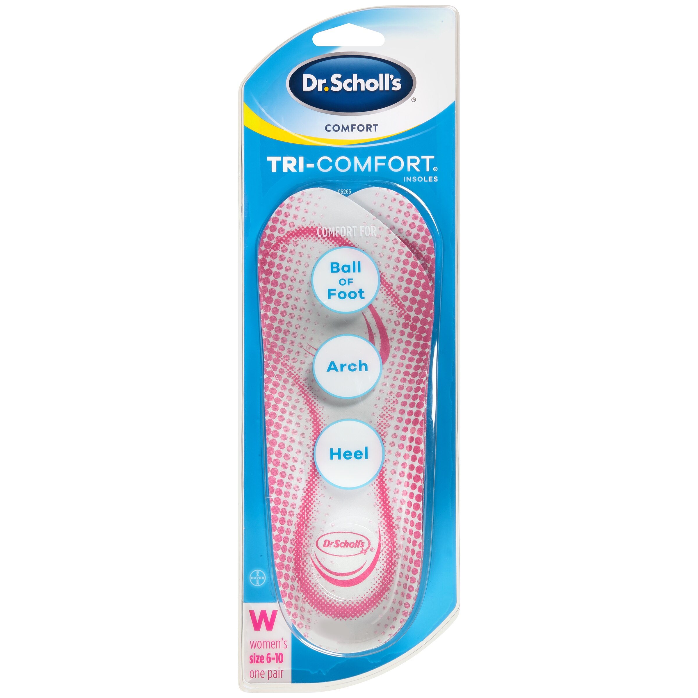 Dr. Scholl's Women's Tri-Comfort Insoles, Size 6-10