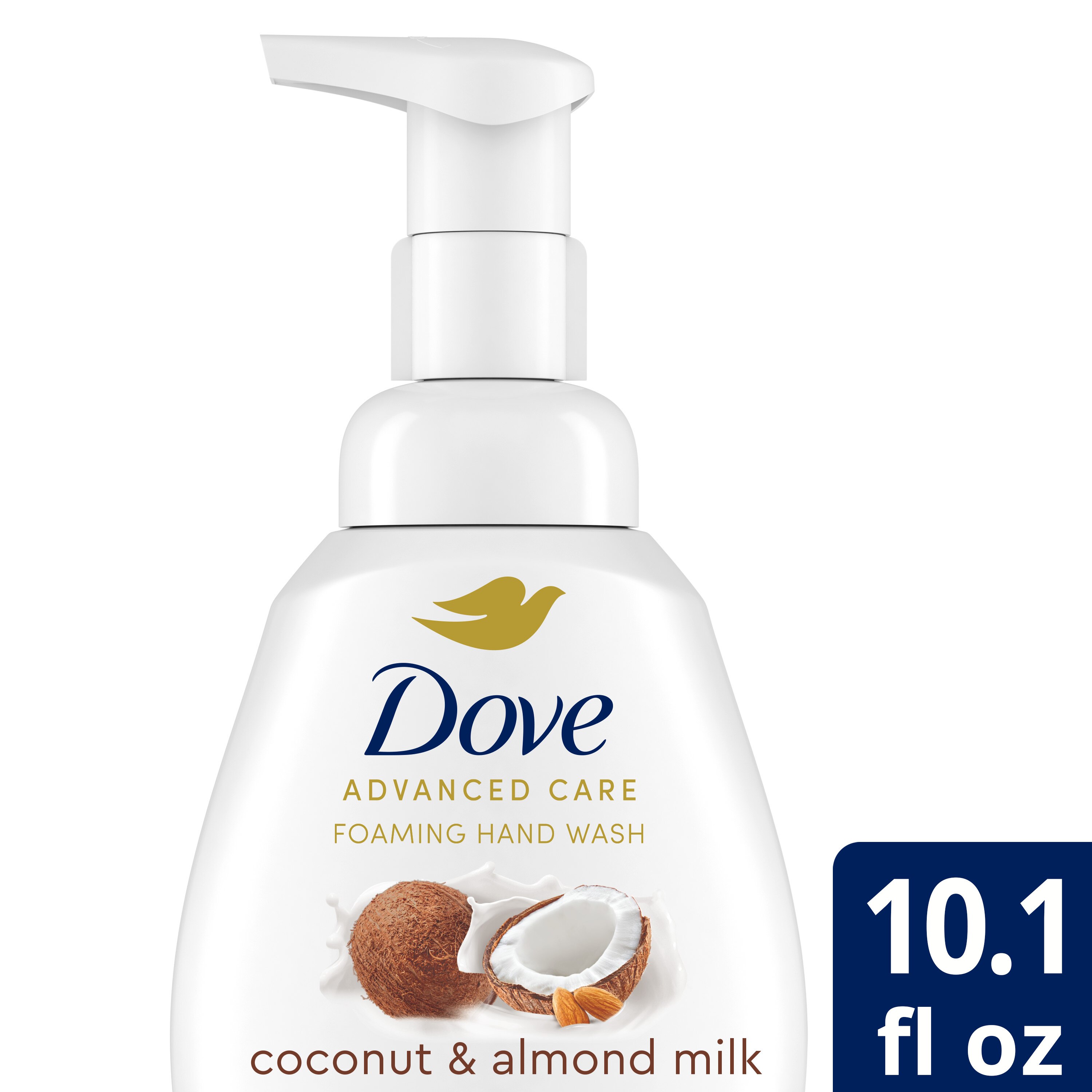 Dove Advanced Care Foaming Hand Wash, Coconut & Almond Milk, 10.1 oz