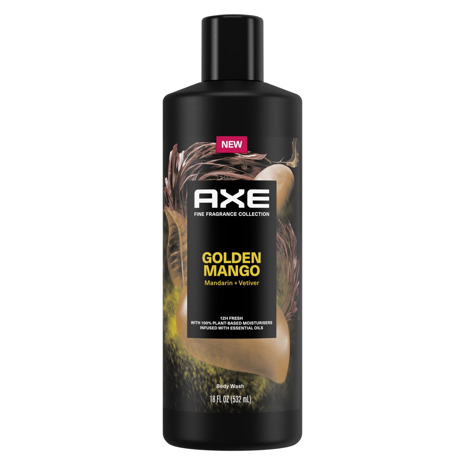 Axe Fine Fragrance Body Wash, Golden Mango, 18 OZ