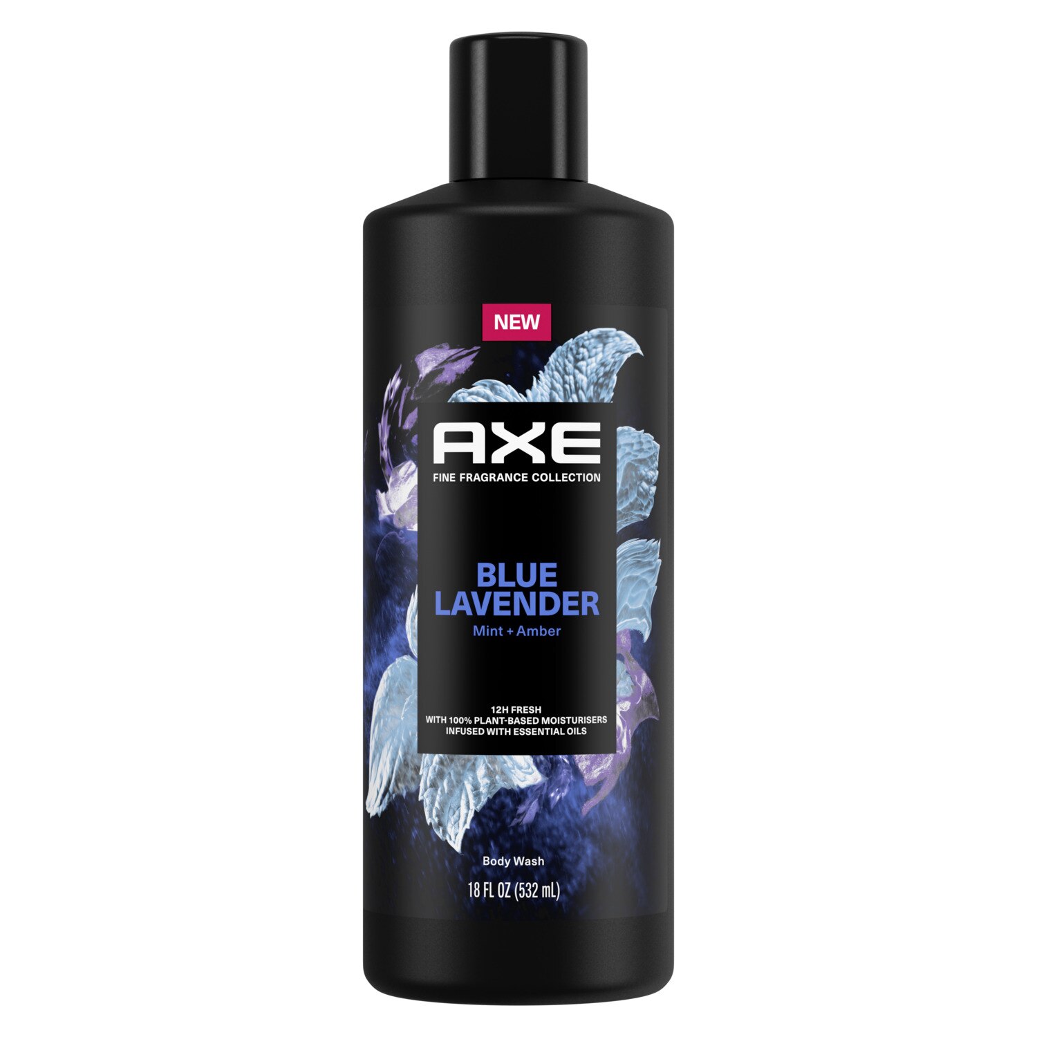 Axe Fine Fragrance Body Wash, Blue Lavendar, 18 OZ