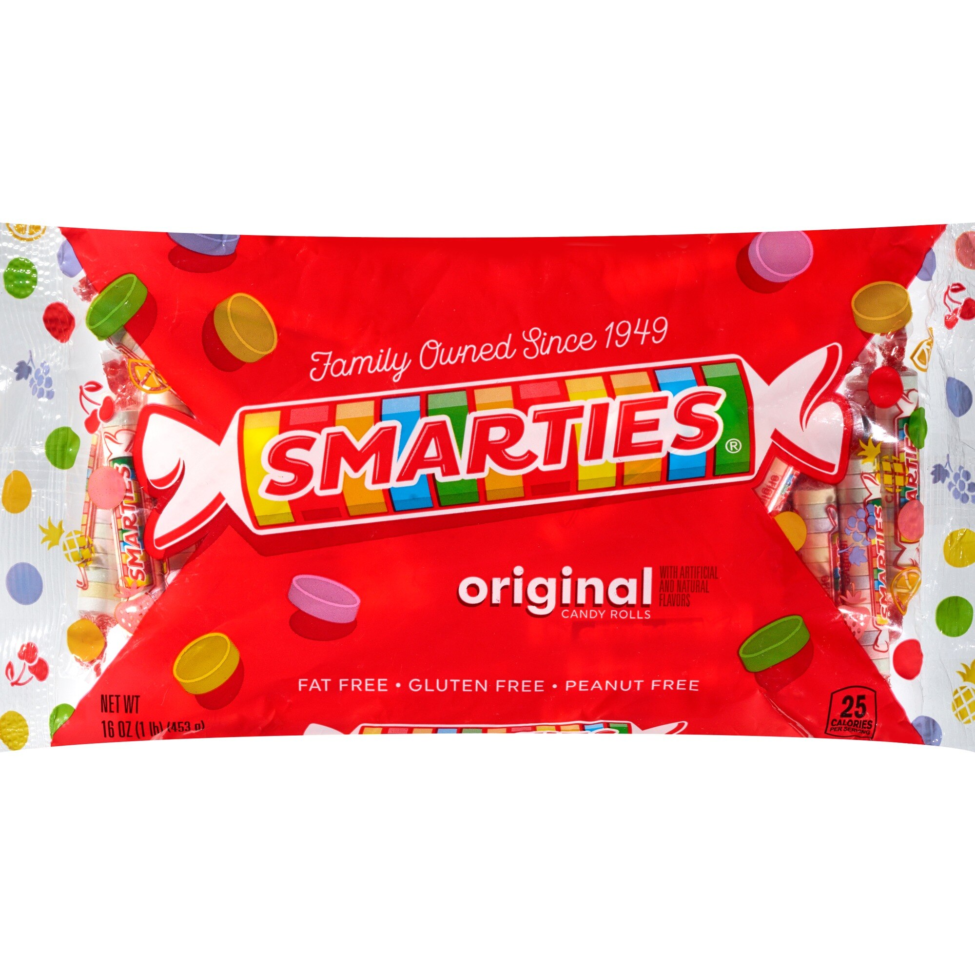 Smarties, Original Candy Rolls, 16 oz