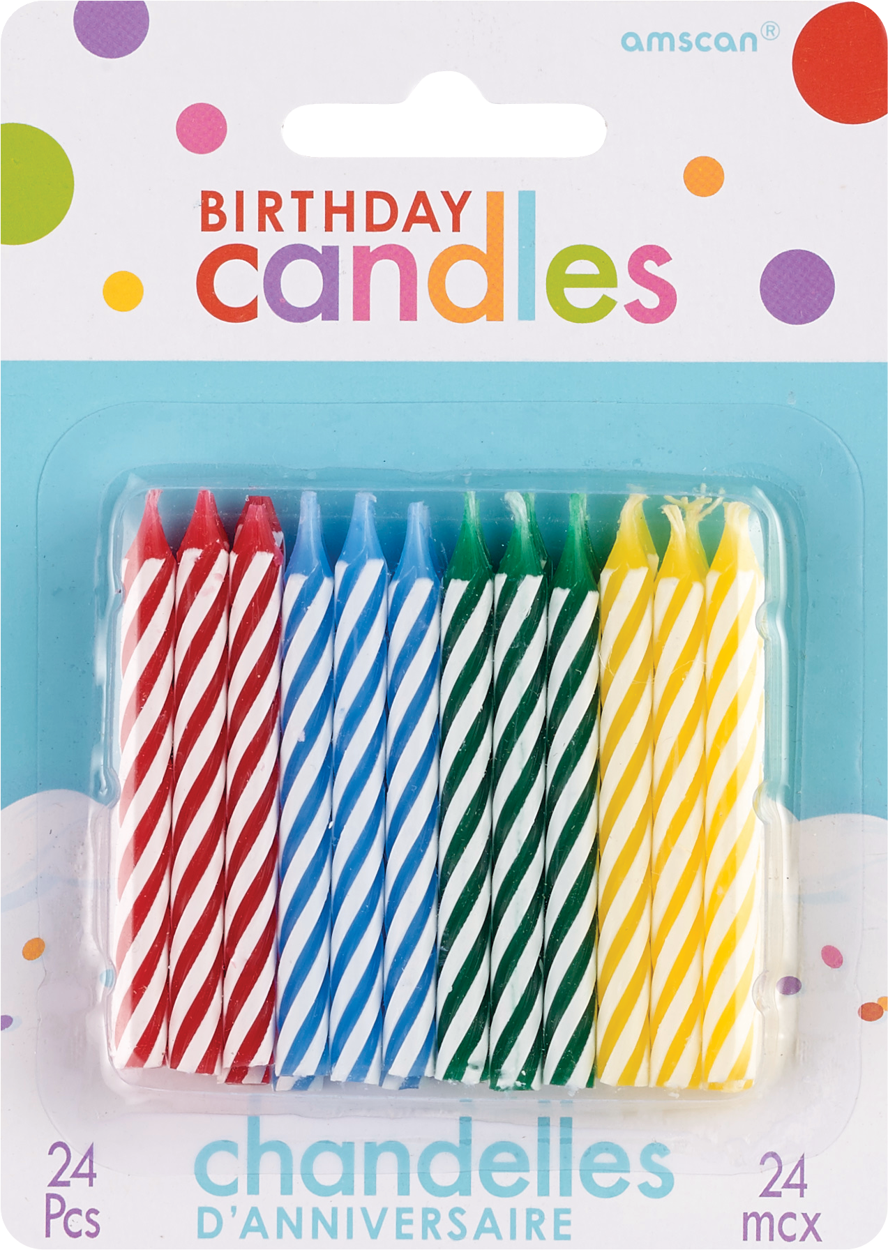 Amscan Birthday Candles, 24 ct