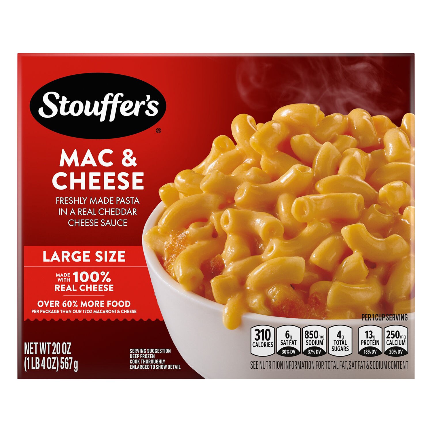 Stouffer's Large Size Macaroni Cheese Frozen Meal