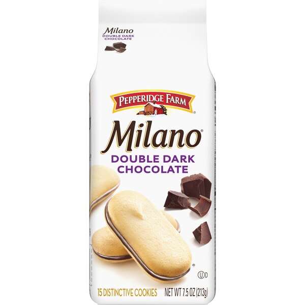 Pepperidge Farm Milano Double Dark Chocolate Cookies, 7.5 oz