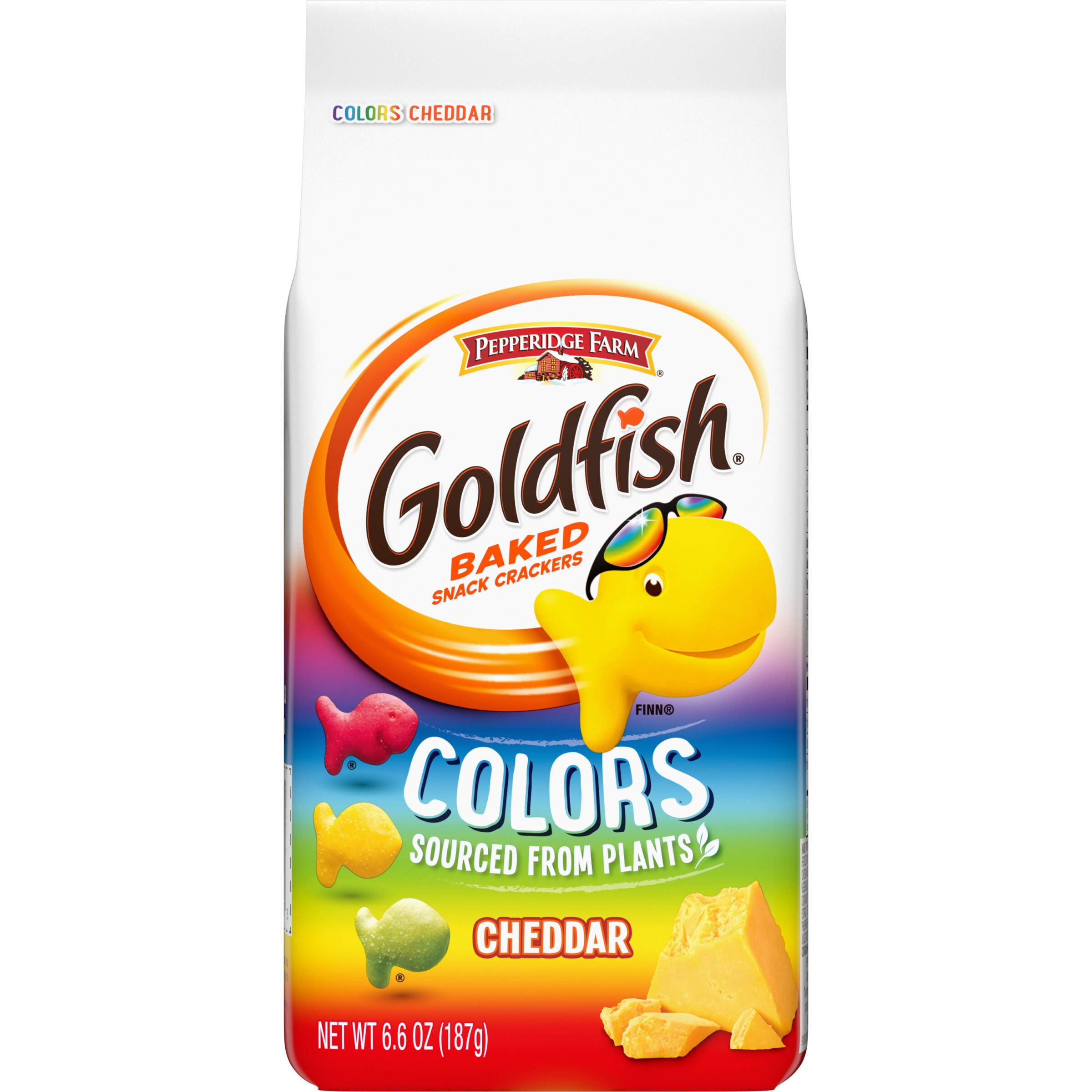 Pepperidge Farm Goldfish Colors Cheddar Cheese Crackers, 6.6 Oz