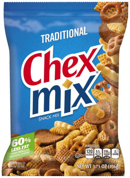 Chex Mix Traditional Snack Mix, 3.75 oz