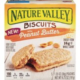 Nature Valley Biscuits, Peanut Butter, 5 ct, 1.35 oz, thumbnail image 1 of 1