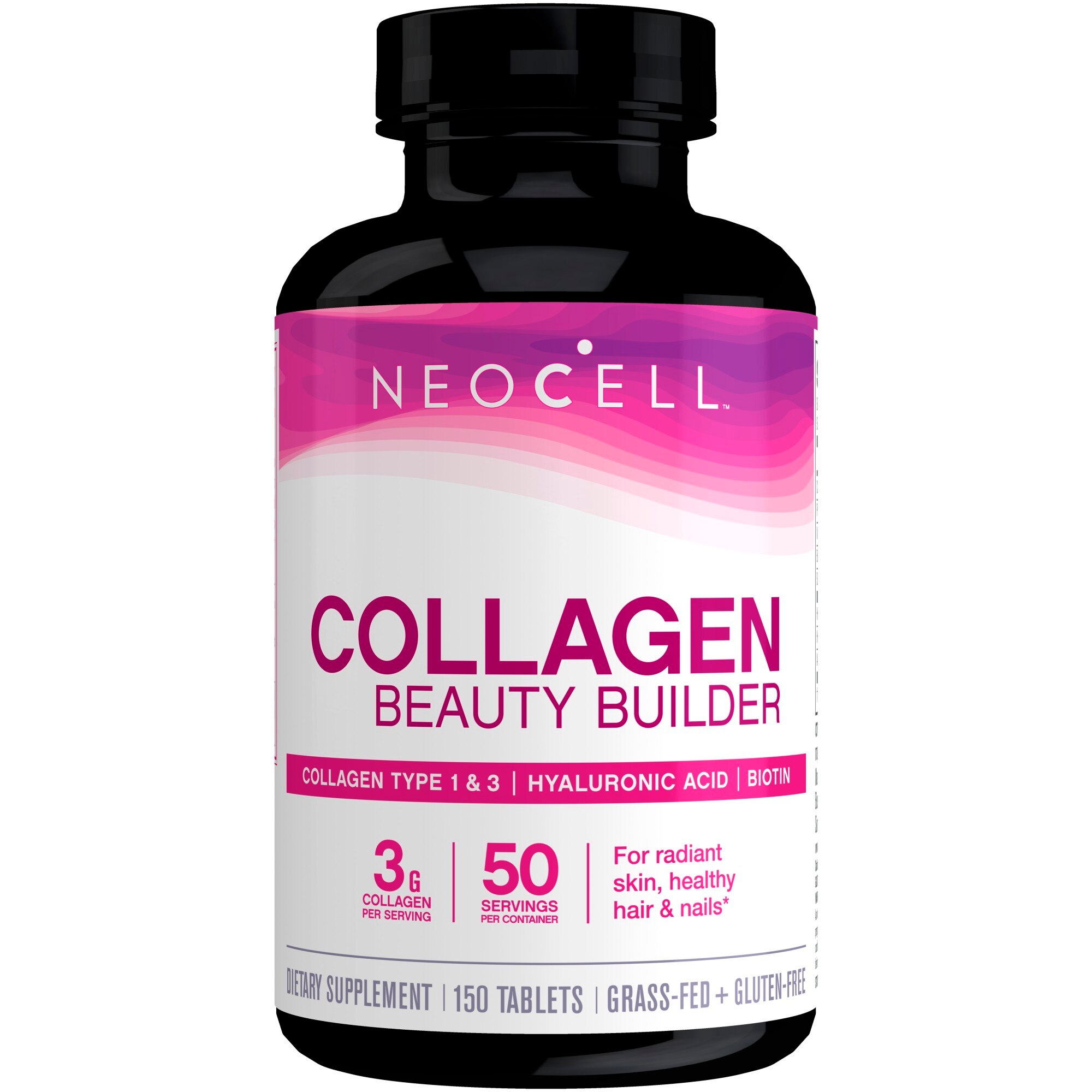 NeoCell Collagen Beauty Builder With Hyaluronic Acid and Biotin - Tablet, 150 Count, 1 Bottle