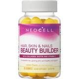 NeoCell Hair, Skin & Nails Beauty Builder, Collagen, Biotin, Vitamin C, Lemon Flavor, 60 Gummies, thumbnail image 1 of 5