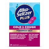 Alka-Seltzer Plus Maximum Strength Cold & Cough PowerMax Gels, 24 CT, thumbnail image 1 of 6