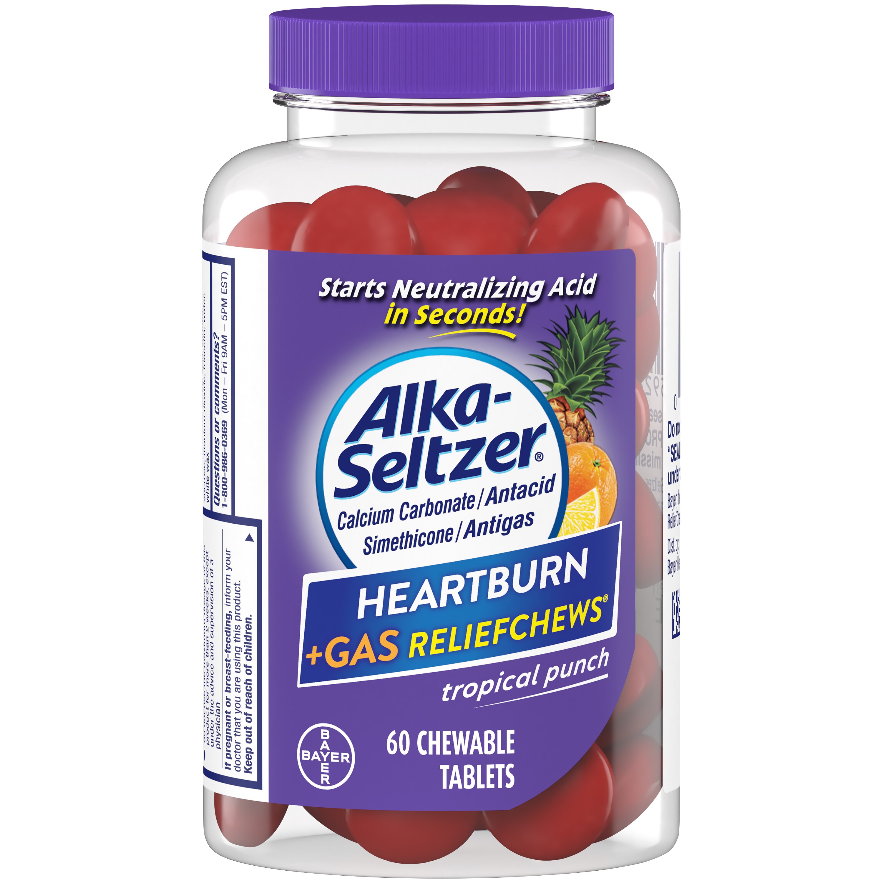 Alka-Seltzer Heartburn + Gas Relief Chews