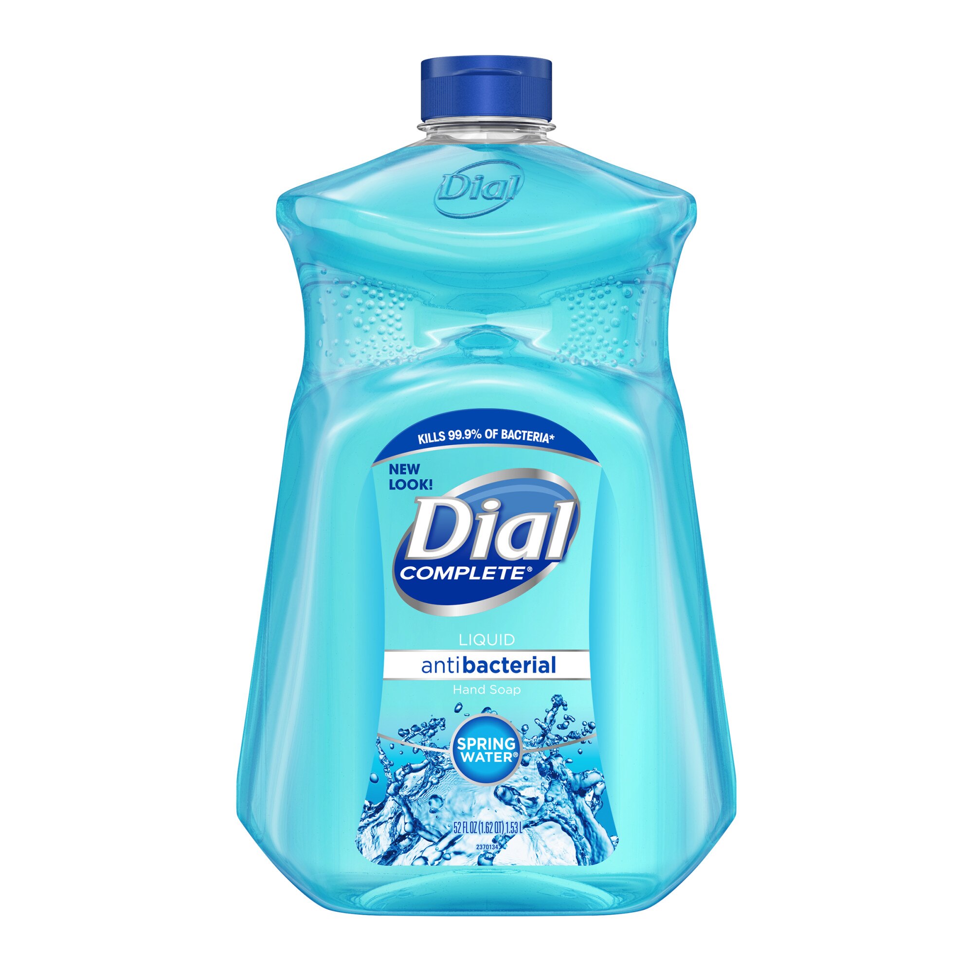 Dial Antibacterial Liquid Hand Soap Refill, Spring Water, 52 OZ