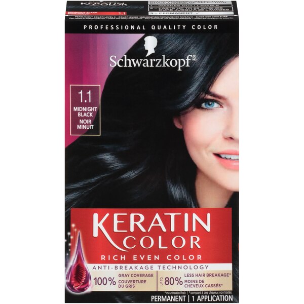 Schwarzkopf Keratin Color Permanent Hair Color Cream