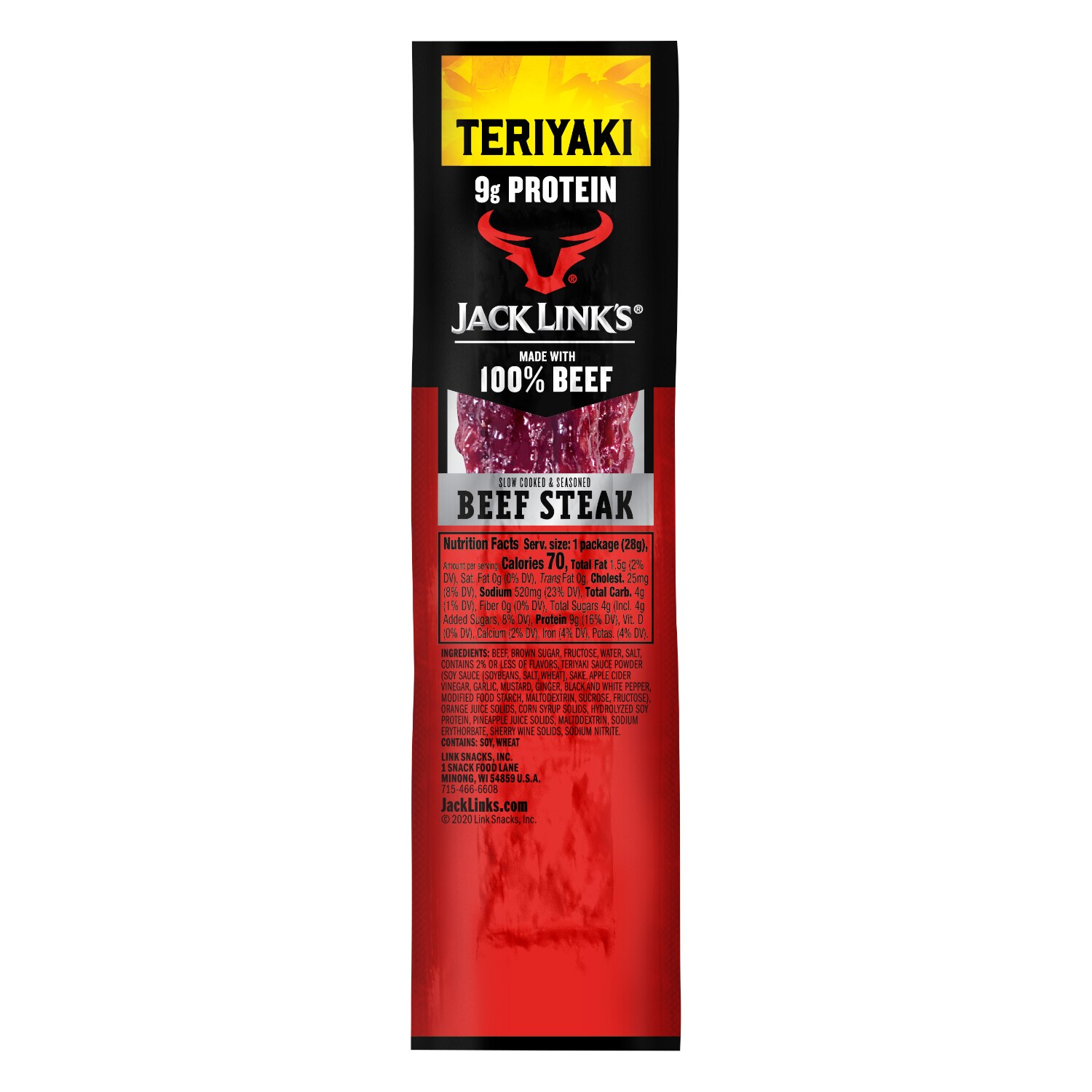 Jack Link's Teriyaki Beef Steak, 1 oz