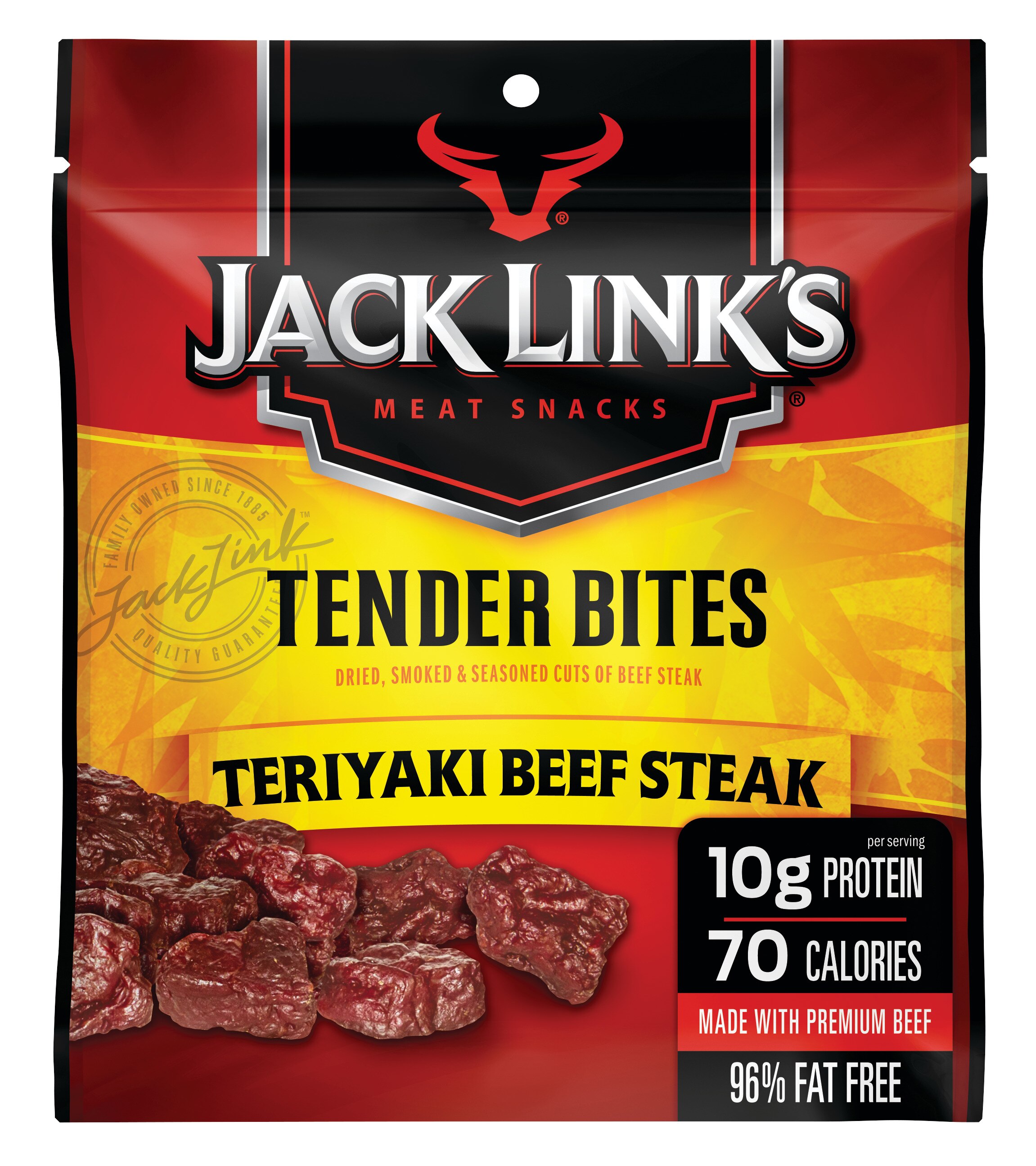 Jack Link's Tender Bites, Teriyaki Beef Steak, 2.85 oz