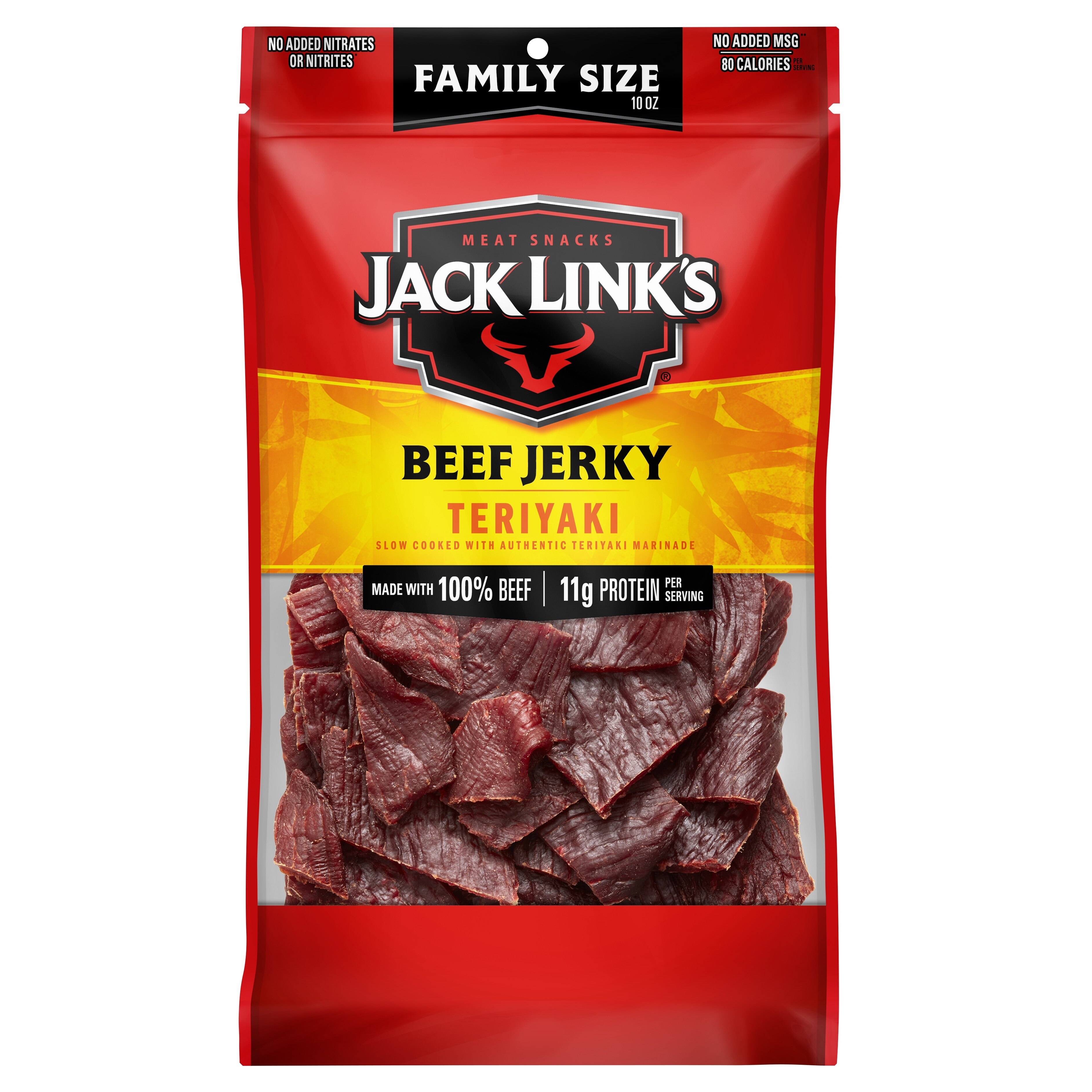 Jack Links Teriyaki Beef Jerky, 10 oz