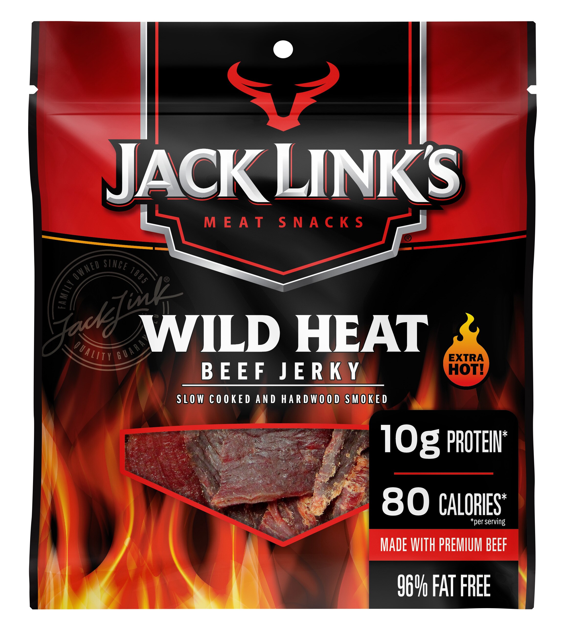 Jack Link's Wild Heat Beef Jerky, 2.85 OZ