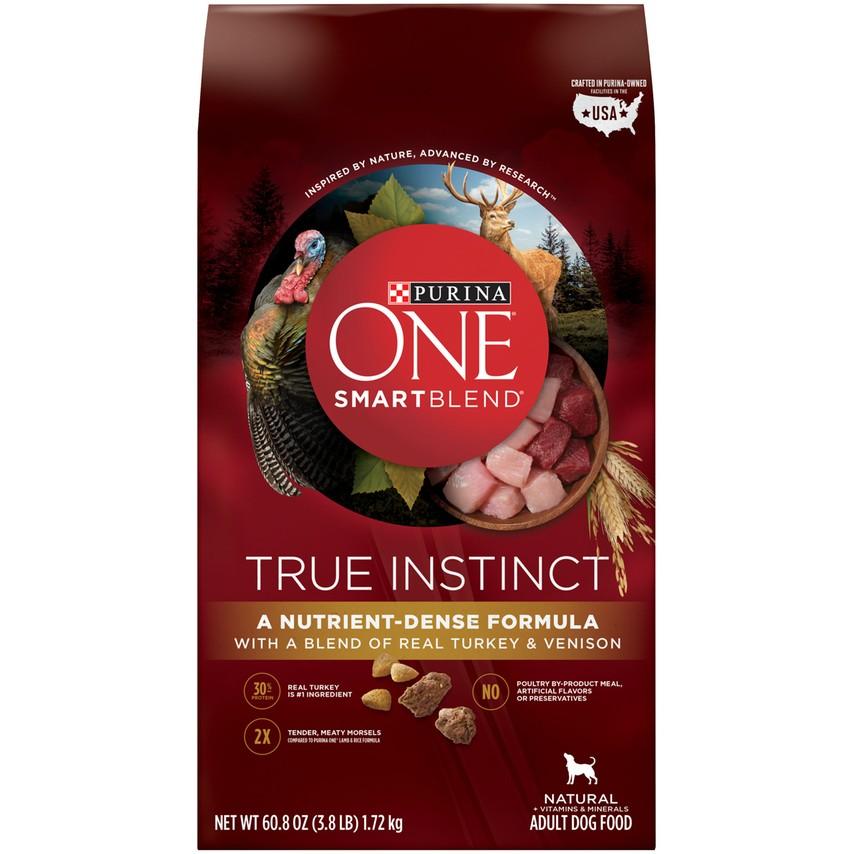 Purina ONE SmartBlend True Instinct Turkey & Venison Dry Dog Food