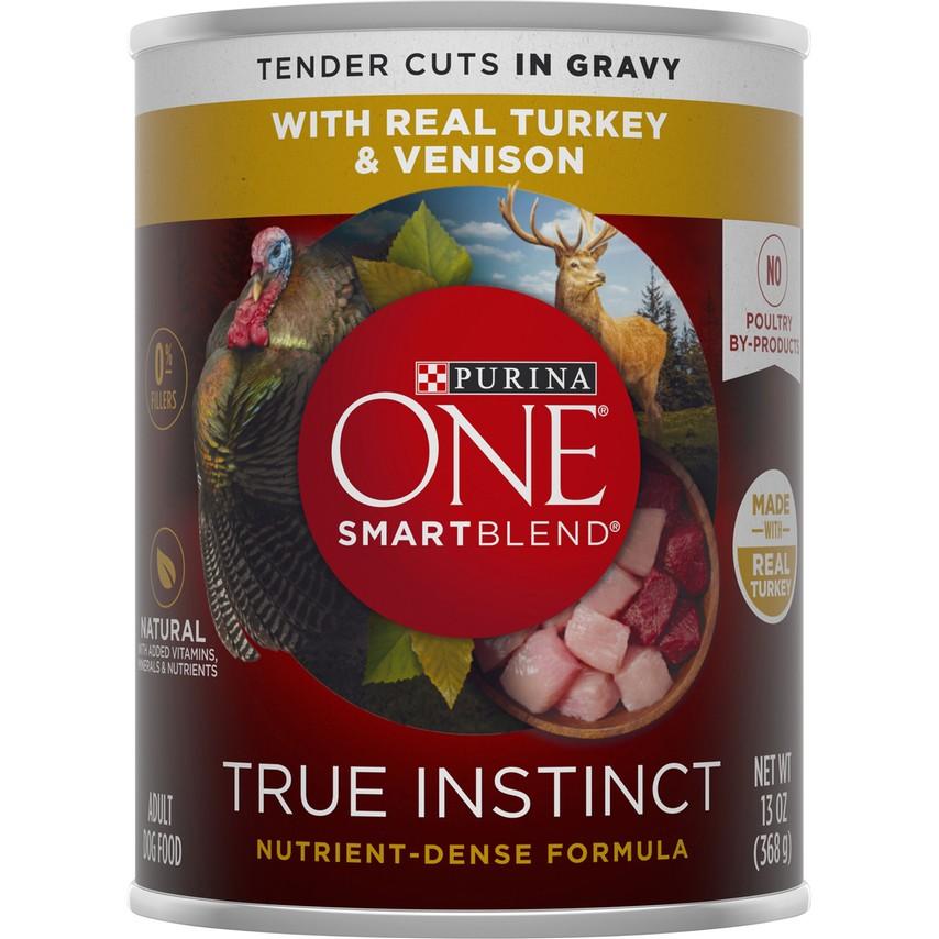 Purina ONE SmartBlend True Instinct Turkey & Venison Can Dog Food