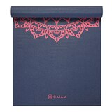 Gaiam 4mm Yoga Mat Pink Marrakesh, thumbnail image 1 of 3