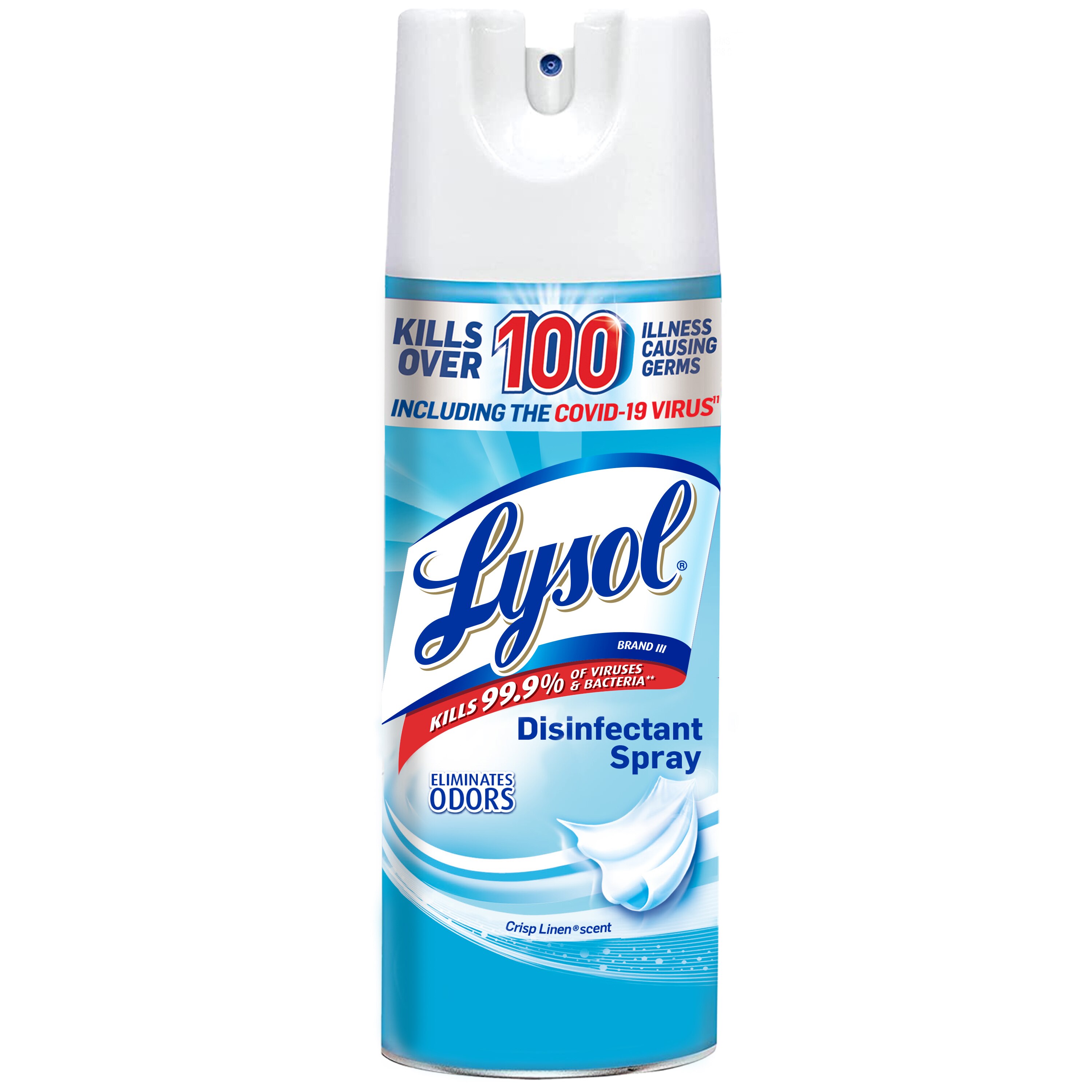 Lysol Disinfectant Spray, Crisp Linen, 12.5 OZ