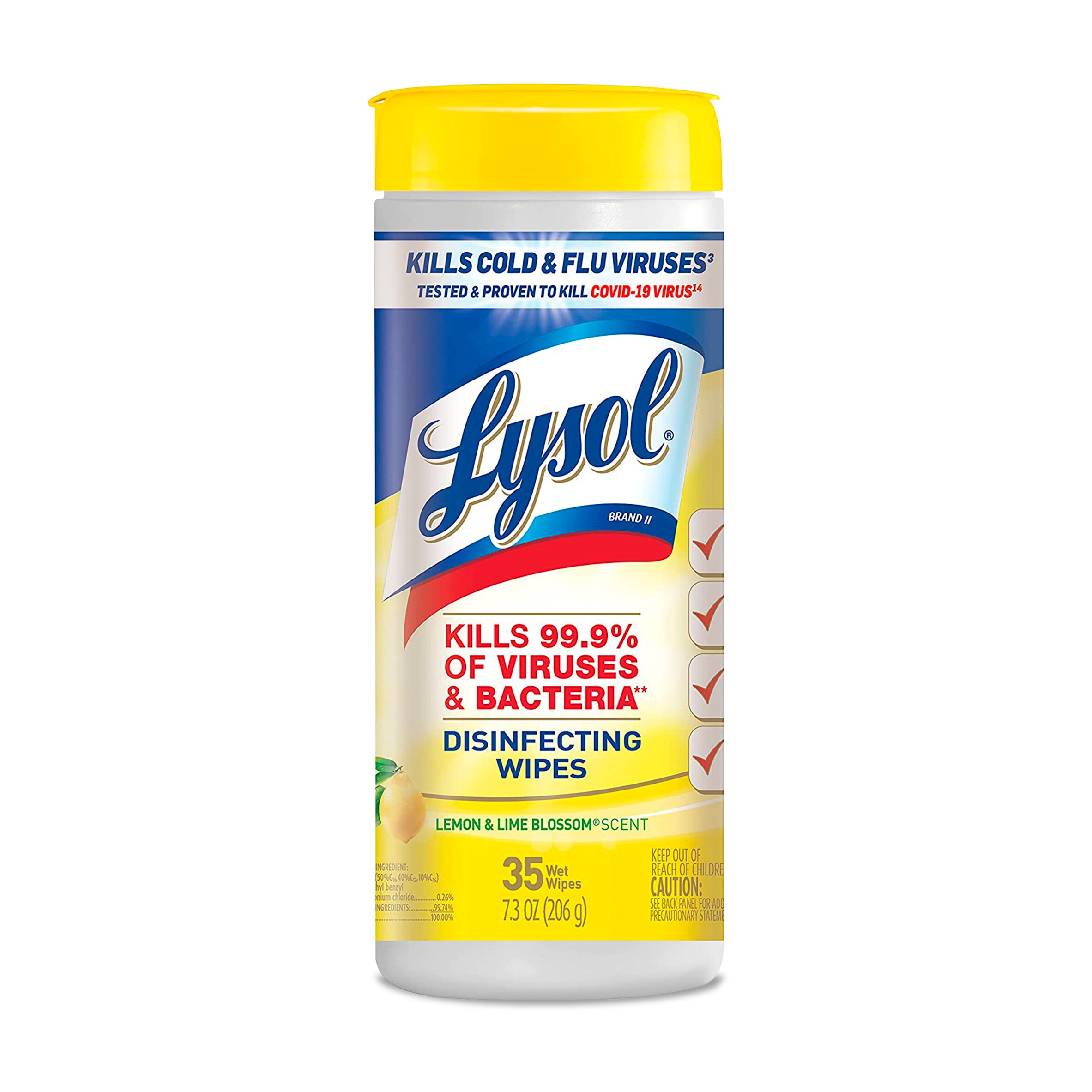 Lysol Disinfecting, Wipes Lemon and Lime Blossom