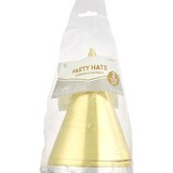 Amscan Party Impressions Cone Party Hats, Silver & Gold, thumbnail image 1 of 3