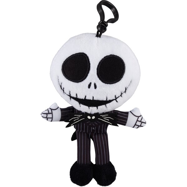 Disney Tim Burton's The Nightmare Before Christmas Jack Skellington Plush Clip, 6 in