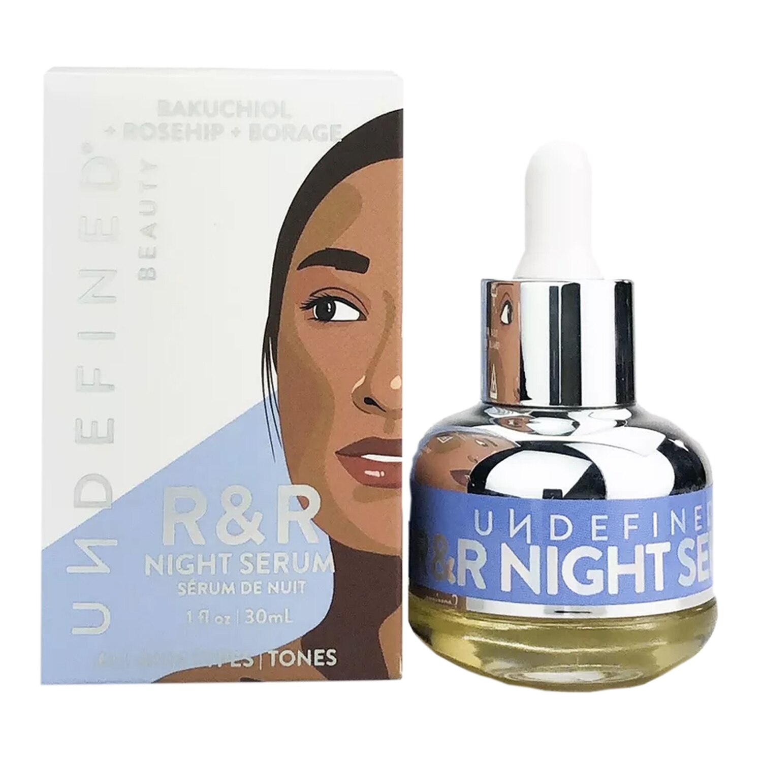 Undefined Beauty R&R Night Serum, 1 OZ