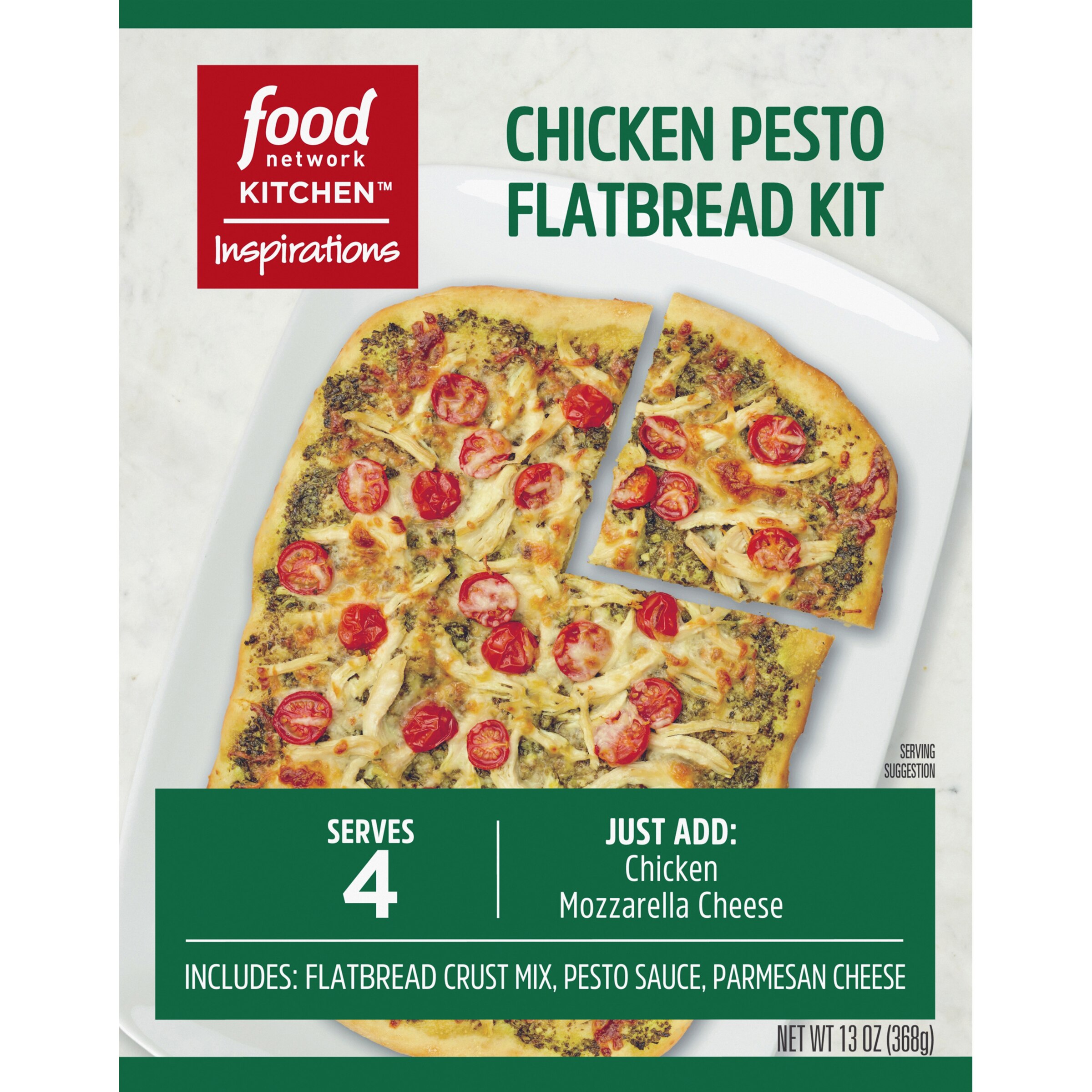 Food Network Kitchen Inspirations Chicken Pesto Flatbread Kit, 13 OZ