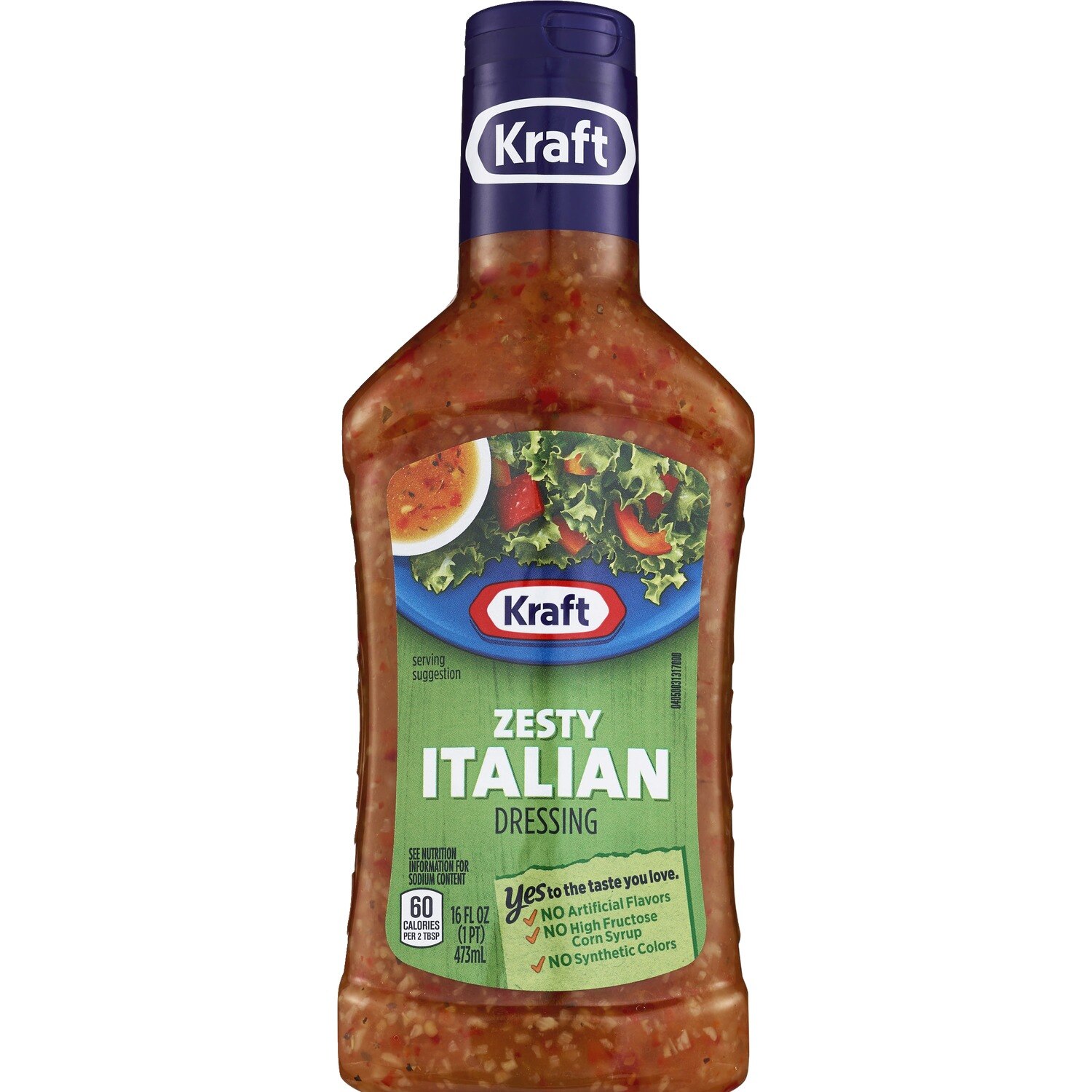 Kraft Zesty Italian Dressing, 16 fl oz