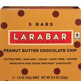 Larabar Bars, Peanut Butter Chocolate Chips, 5 ct, thumbnail image 1 of 1