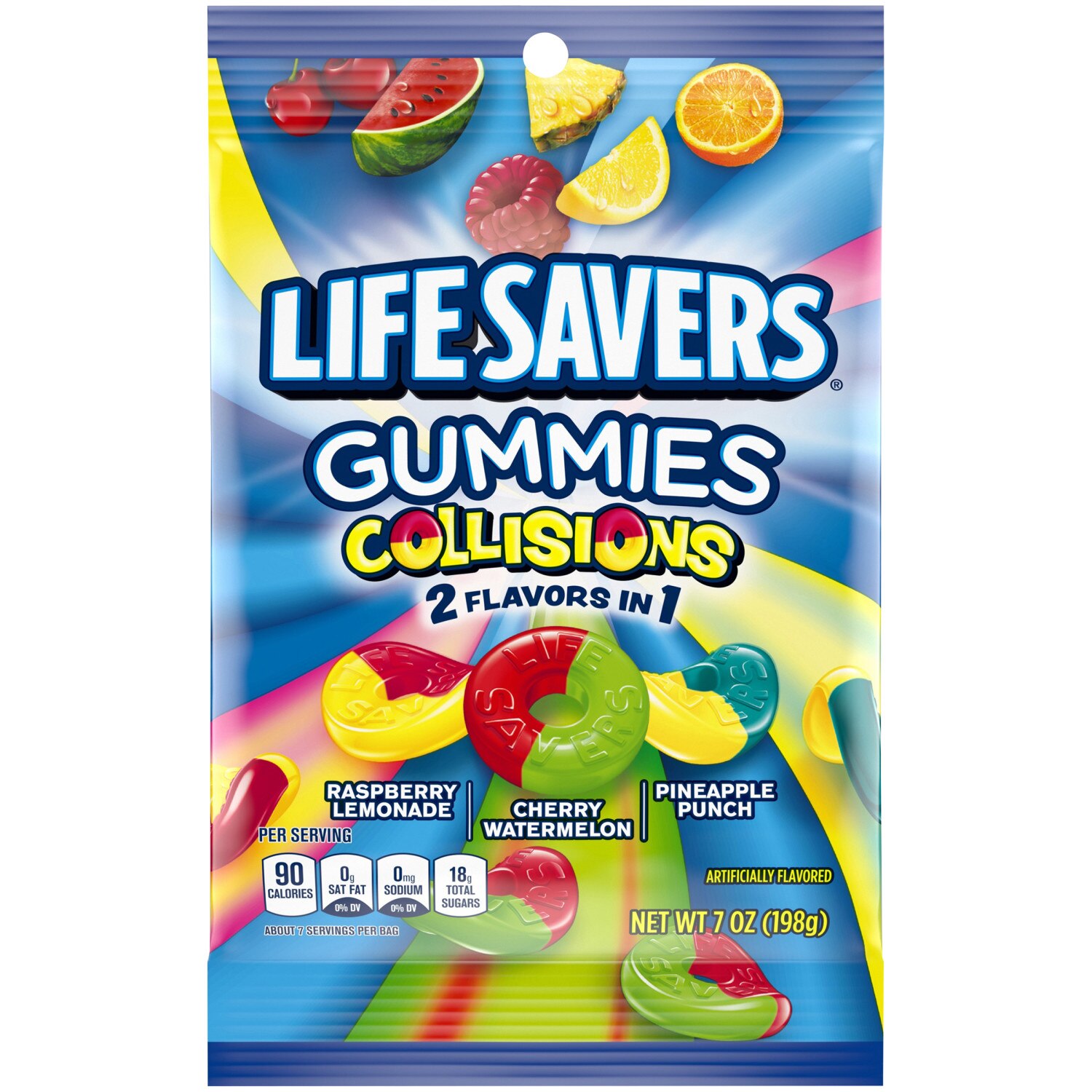 Life Savers Gummy Candy, Collisions, 7 oz