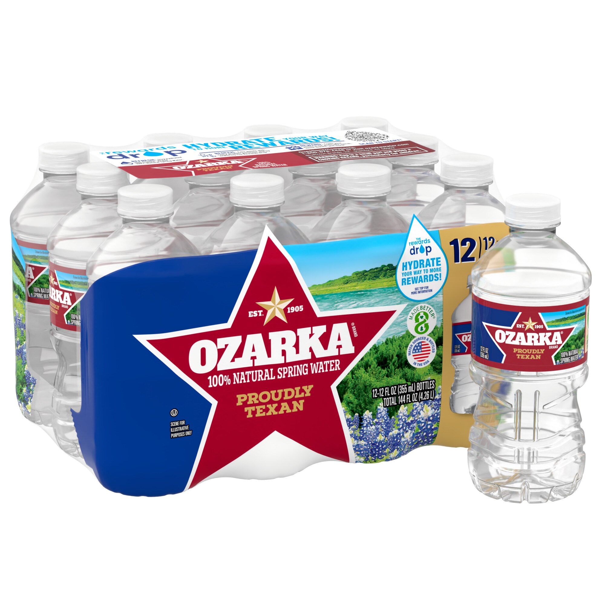 ozarka 100% Natural Spring Water Plastic Bottle