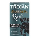 Trojan BareSkin Raw Lubricated Latex Condoms, thumbnail image 1 of 5