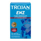 Trojan Enz Spermicidal Lubricant Latex Condoms, thumbnail image 1 of 1