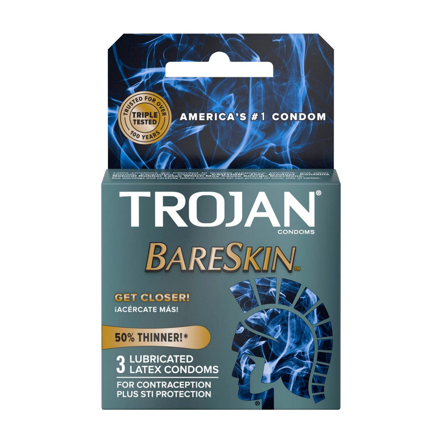 Trojan BareSkin Premium Lubricant Latex Condoms