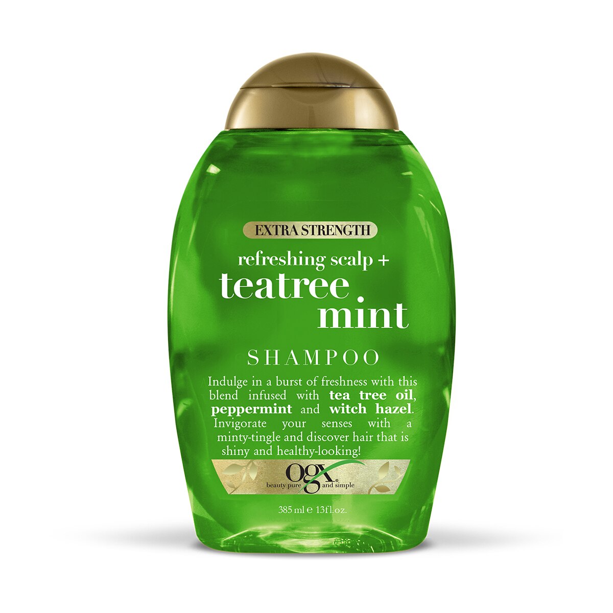 OGX Extra Strength Tea Tree Mint Shampoo, 13 OZ