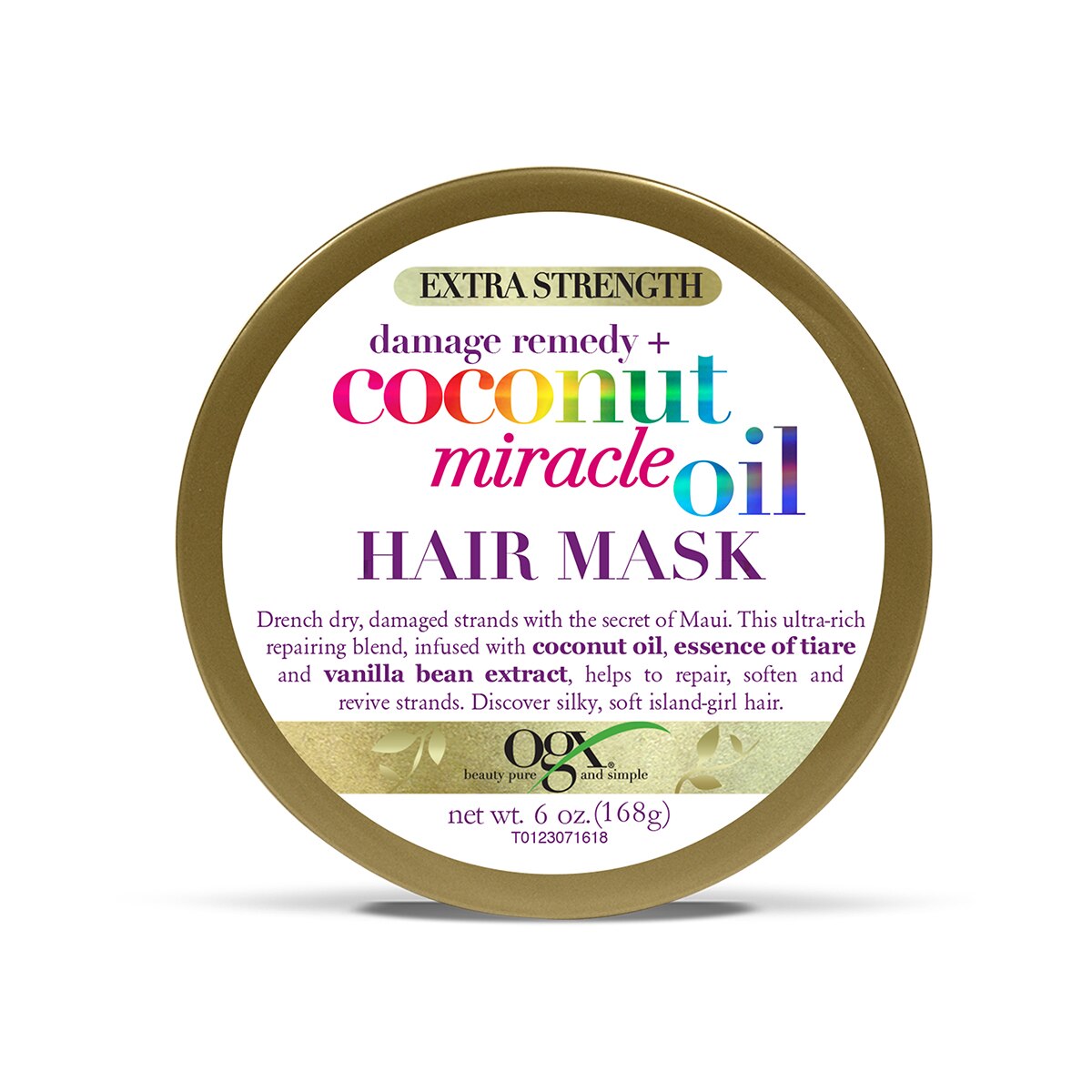 OGX Extra Strength Damage Remedy + Coconut Miracle Oil Hair Mask, 6 OZ