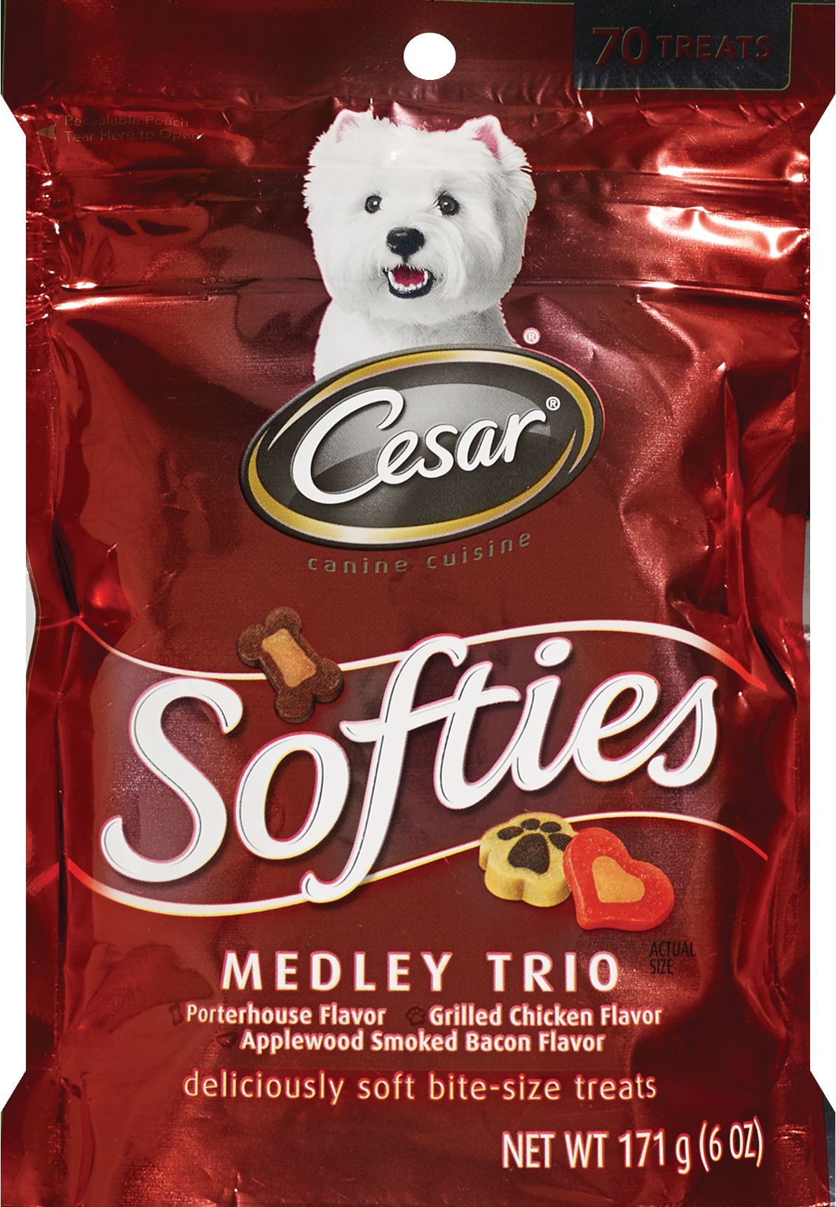 Cesar Softies Medley Trio Deliciously Soft Bite-Size Treats