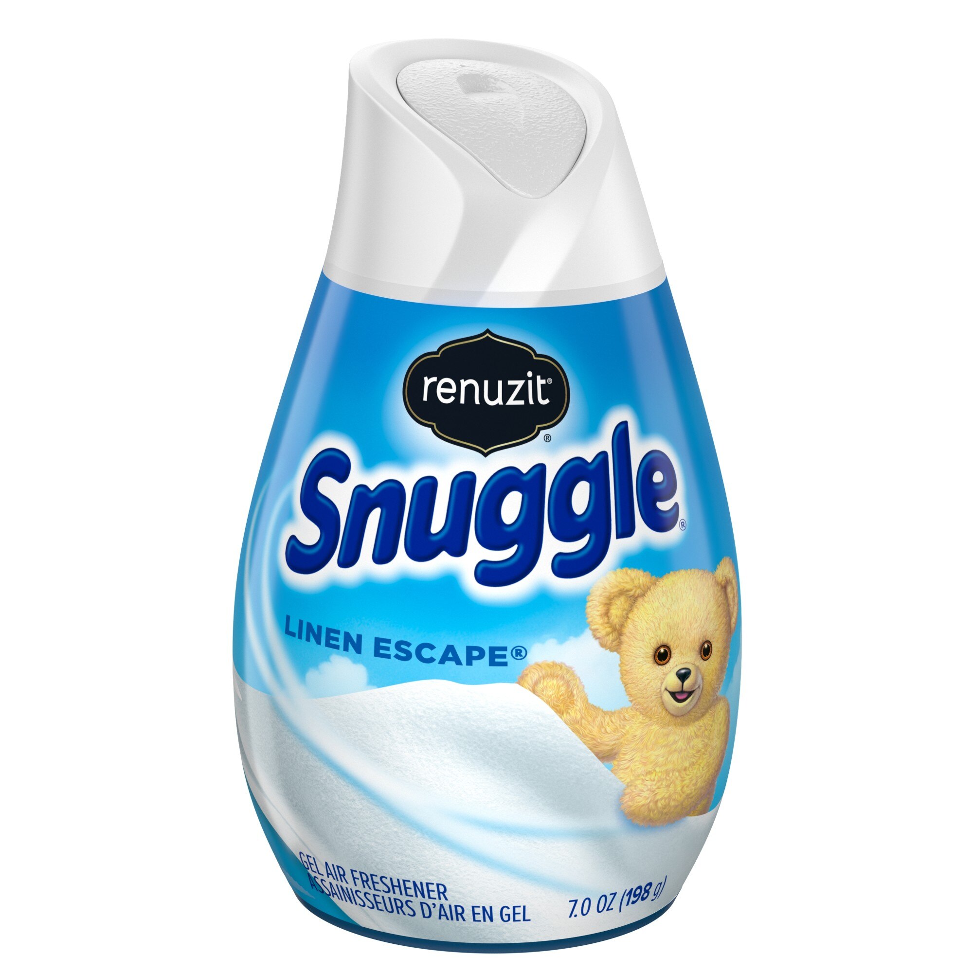 Renuzit Snuggle Gel Air Freshener, Linen Escape, 7 OZ, 1 CT