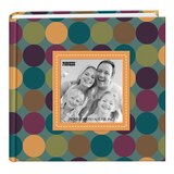 Pioneer Photo Albums Designer Raised Frame 200 pkt 4x6 Photo Album, Assorted Designs, thumbnail image 1 of 3