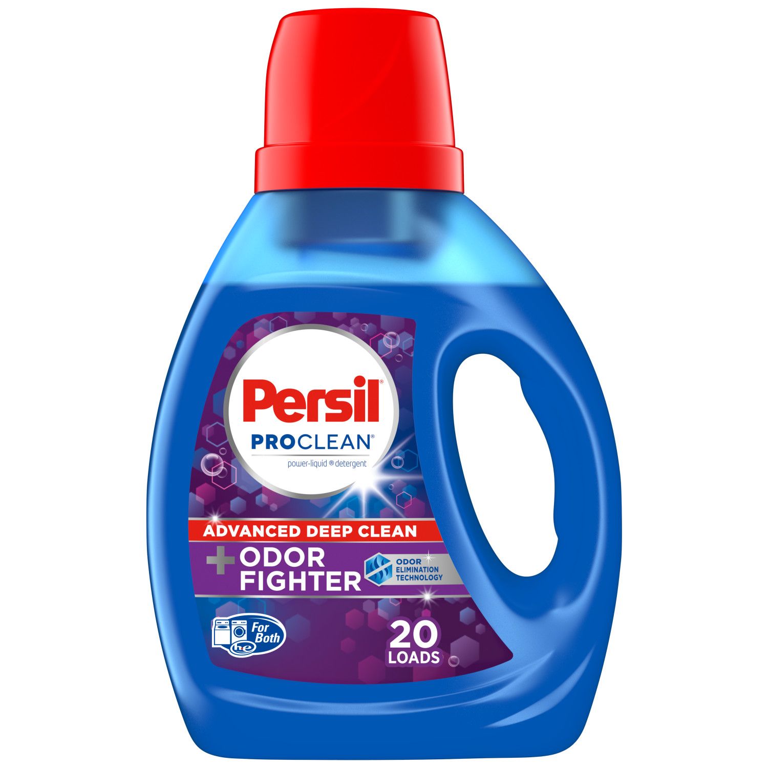 Persil ProClean Liquid Laundry Detergent, Advanced Deep Clean + Odor Fighter, 40 oz, 20 Loads