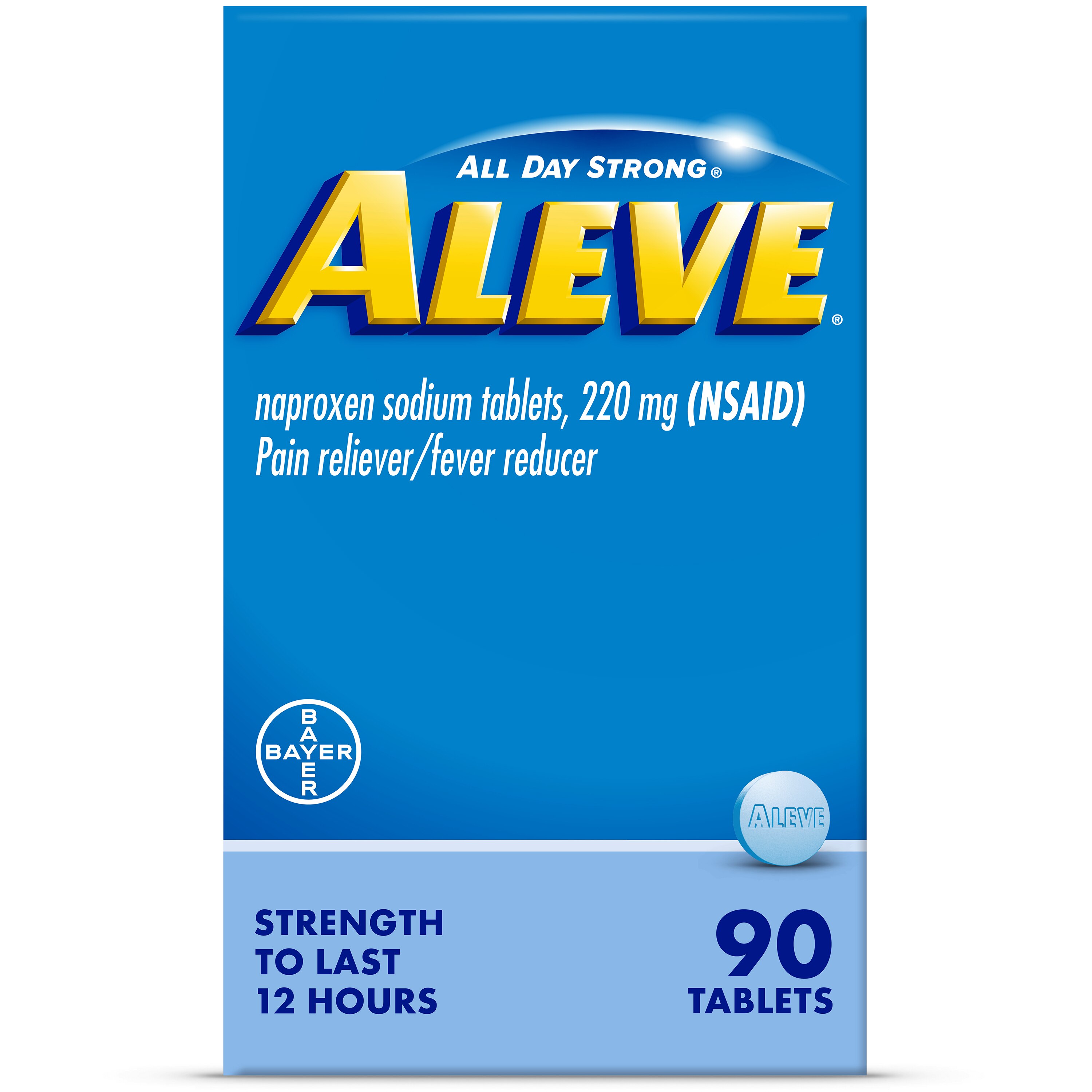 Aleve Pain Relief Naproxen Sodium Tablets