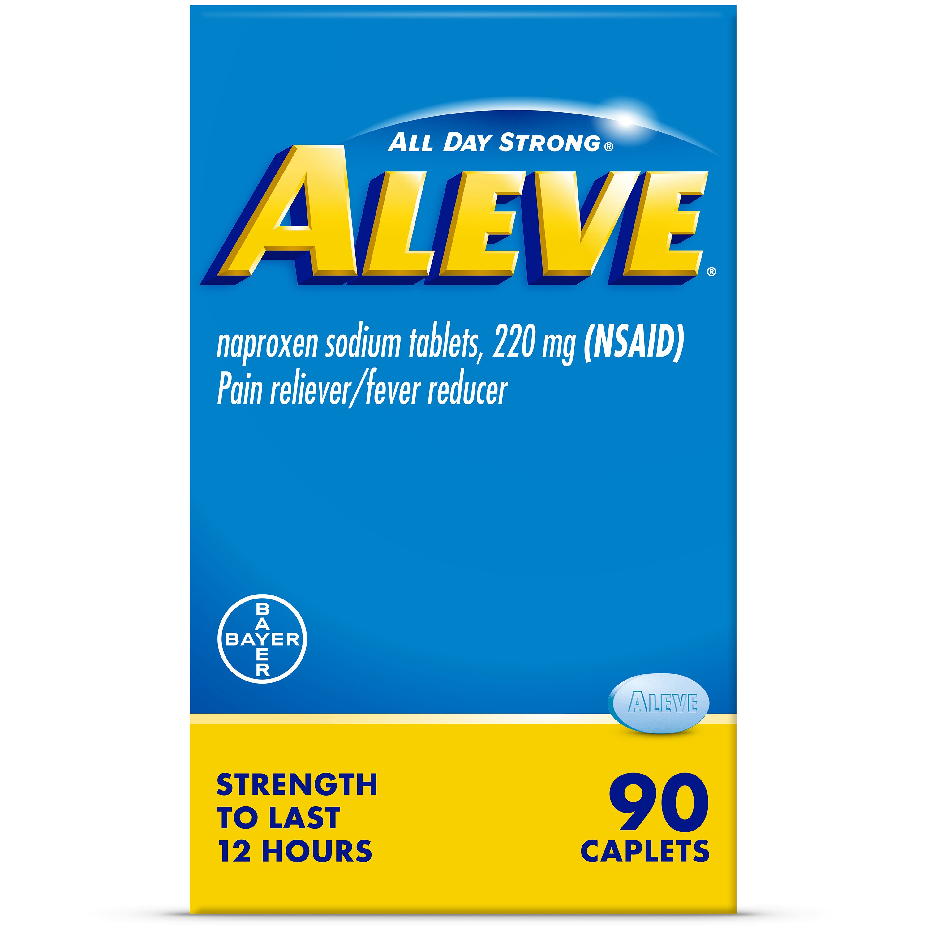 Aleve Pain Relief Naproxen Sodium Caplets