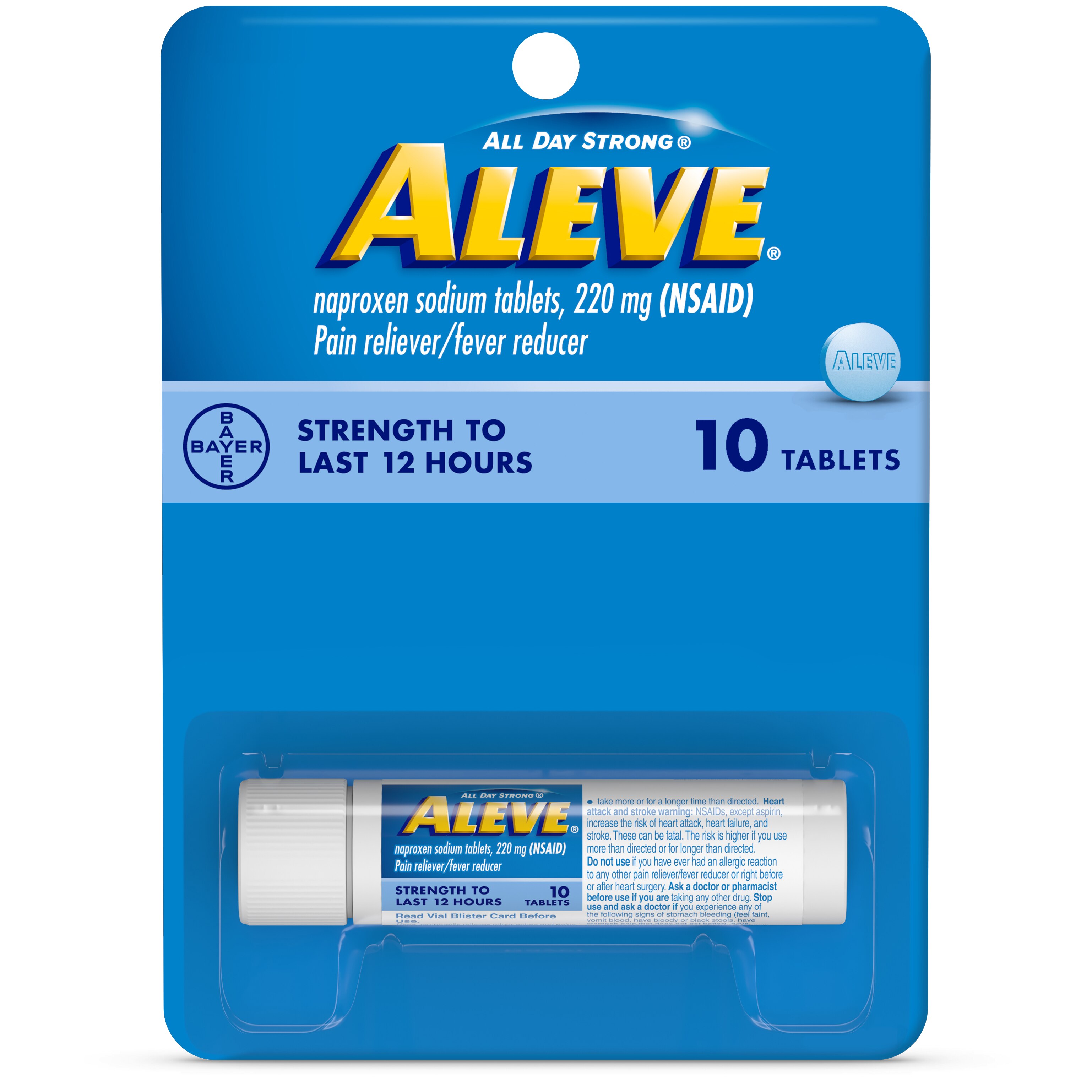 Aleve Pain Relief Naproxen Sodium Tablets