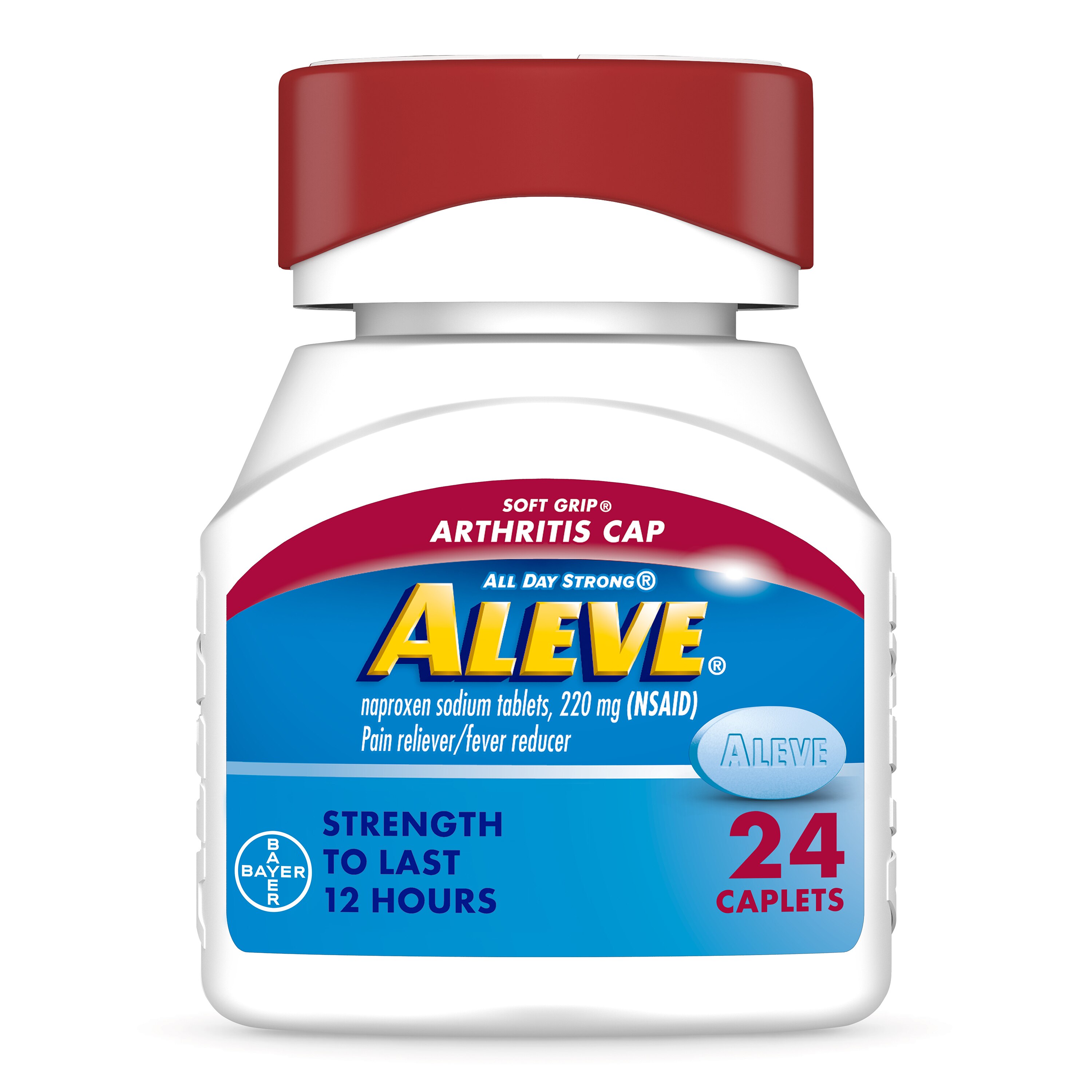 Aleve Easy Open Arthritis Cap Naproxen Sodium Caplets, 24 CT